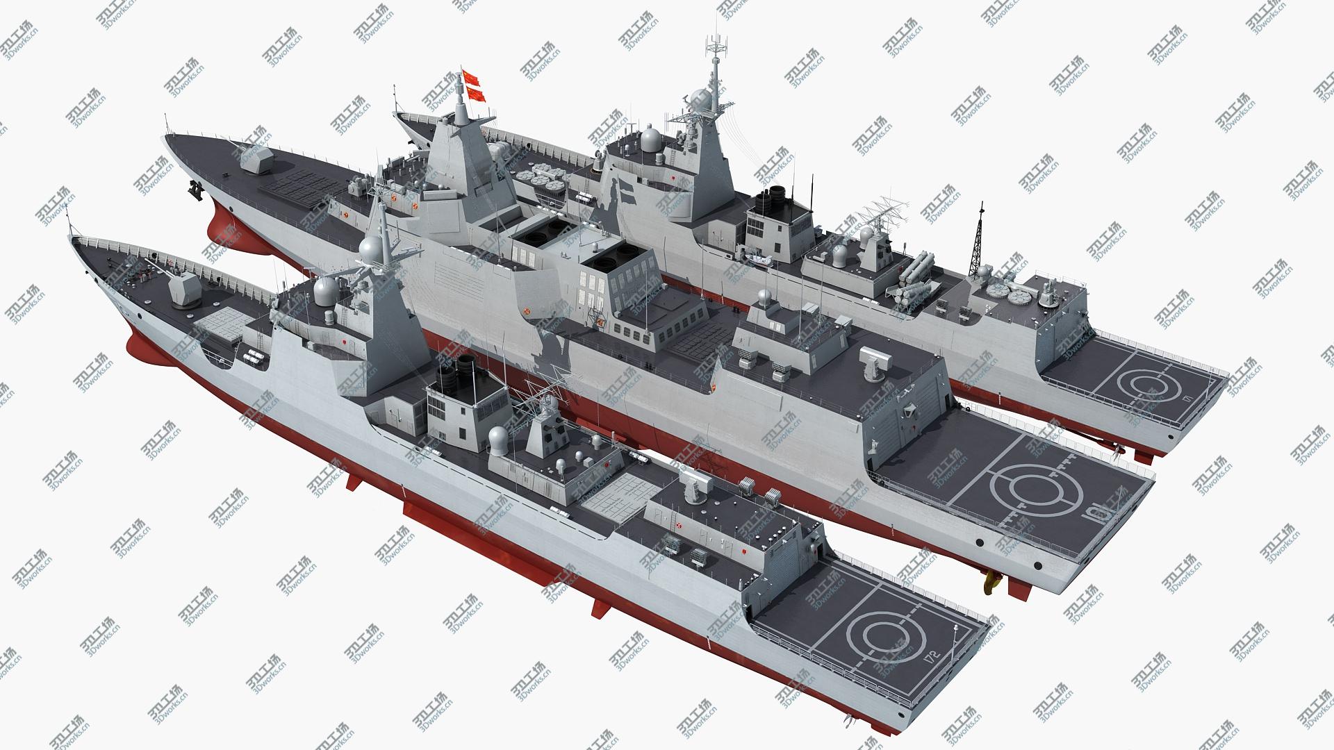 images/goods_img/20210319/Chinese Navy Type 055 052D 052C Destroyer 3D model/4.jpg
